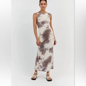 Dissh Sawyer Dress in Mauve Tie Dye